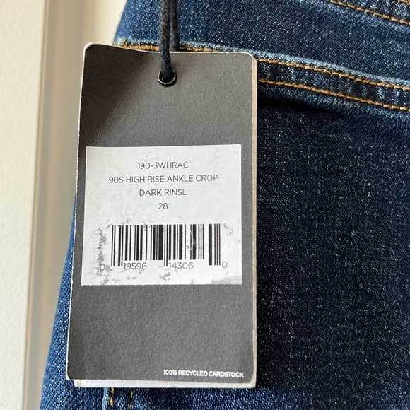 NWT Redone 90s High Rise Ankle Crop - Picture 5 of 10